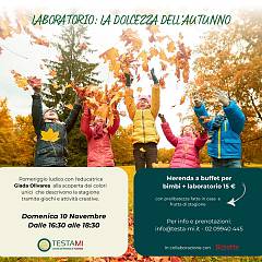 Laboratorio per bambini: la dolcezza dell'autunno